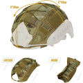 BOOIU Tactical Helmet Cover Cloth Camo Headwear for Ops-Core Fast Helmets Airsoft Paintball Military Helmet with Elastic Cord. 