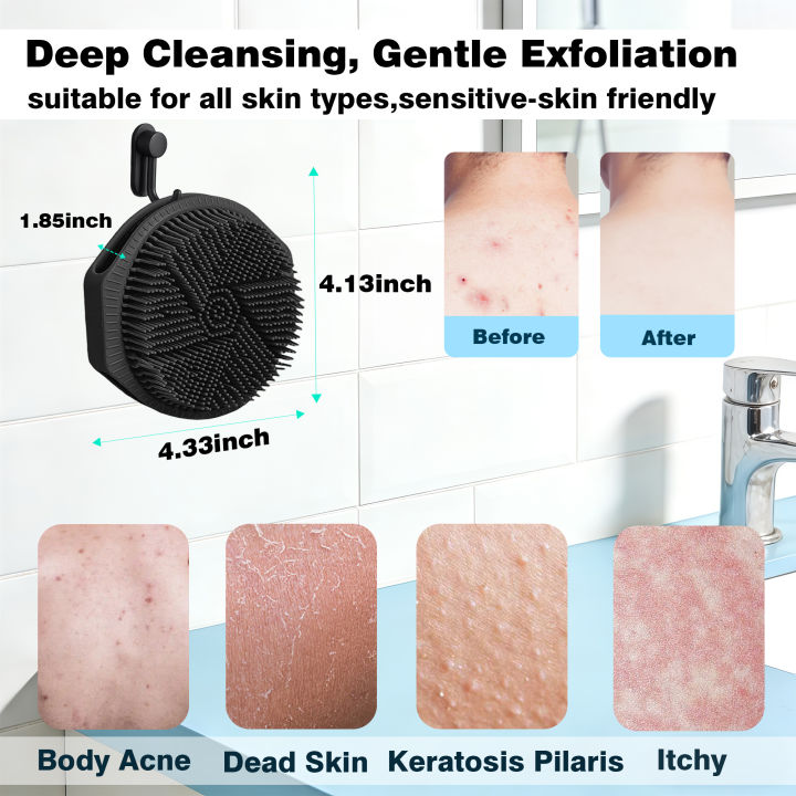 Silicone%20Body%20Scrubber,%20Loofah%20Double-Sided%20Body%20Brush,Shower%20Scrubber%20and%20Scalp%20Massager%20Shampoo%20Brush%20for%20All%20Kinds%20of%20Skin%20-%20Image%204