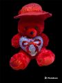 Red Teddy Bear. 