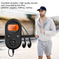 Portable Pocket Radio AM/FM with Rechargeable Battery Best Reception Stereo Headphones Included for Outdoor Sports.