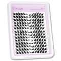 DIY Lash Clusters Cat Lashes Winged End Eye Elongated Eyelashes Extension Manga Eye Makeup.