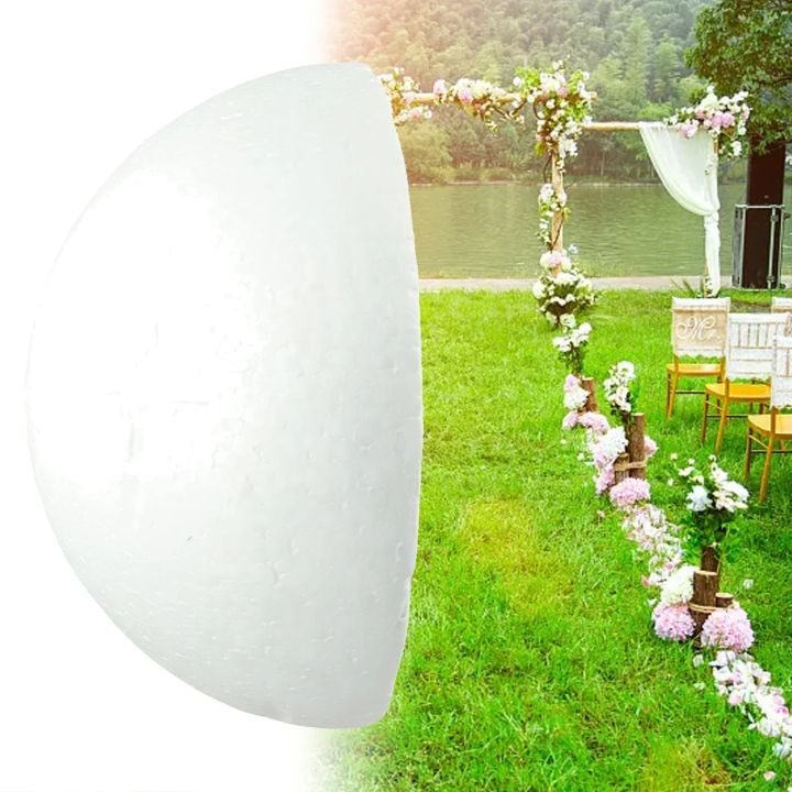 Blank%20Half%20Round%20Polystyrene%20Foam%20Ball%20For%20DIY%20Wedding%20Party%20Christmas%20Decor%20White%20Decorative%20Flower%20Ball%2015cm/18cm/20cm/25cm%20-%20Image%203
