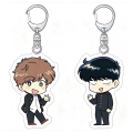 Anime Go For It, Nakamura-kun Acrylic Keychain Okuto Nakamura Aiki Hirose Cute Character Keyring Bag Charm Fans Collectible . 
