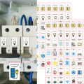 Label Stickers for Electric Meter Boards, Switch Label Sticker Set, Electrical Panel Label Stickers,Panel Labels Stickers. 
