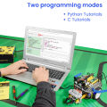 Keyestudio 3 in 1 Pico Robot for Raspberry Pi Pico Cars Support Python &C Tutorials Programming Compatible With LEGO Robot Kit. 