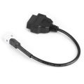 3 Pin to OBD2 Fault Code Scanner Motorcycle Diagnostic Cable Fit for Yamaha X MAX N MAX MT-125. 