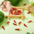 10/20/30pcs enamel red chili pendant, DIY decoration accessories, Thanksgiving, Halloween, Christmas, Valentine's Day gifts. 
