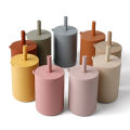 Baby Feeding Straw Drinkware Cup Baby Cute Learning Feeding Cup Food Grade  BPA Free Silicone Toddler Water Bottle Tableware. 