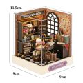 DIY Mini Dollhouses Back To School Miniature Model Doll House For Xmas Mini Wooden 3D Puzzles Classroom Assembly Start Of School. 