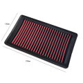 High Flow Air Filter Fits for Nissan Livina 1.8L L4 Gas NV200 1.6L 2.0L L4 Gas Wingroad 1.8L L4 Gas Bluebird Sylphy 1.5L L4 Gas. 