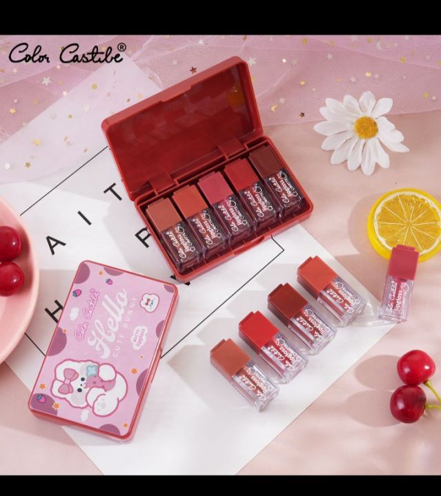Color castle matte mini lip glosses pack of 5 shades. Daraz.pk