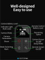 Action Camera Waterproof Bluetooth Remote Control for Action 6/4/5 Pro/OSMO 360X3/X4/X5Go3/Go3s/ With LCD Screen Display.