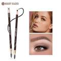 Beauty Glazed Waterproof Eyebrow Pencil - #01 Dark Brown. 