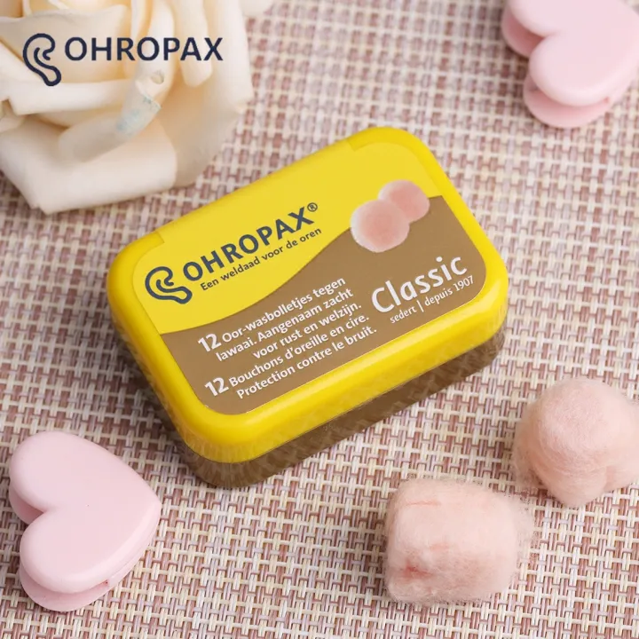 Ohropax Classic 6 pairs pink foam ear plug ear wax earplugs