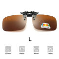 1/2/4pcs Polarized Sunglasses Clip Glasses Clip Driving Night Vision Glasses UV400 Outdoor Sunshade Clarity Sunglasses Clip.