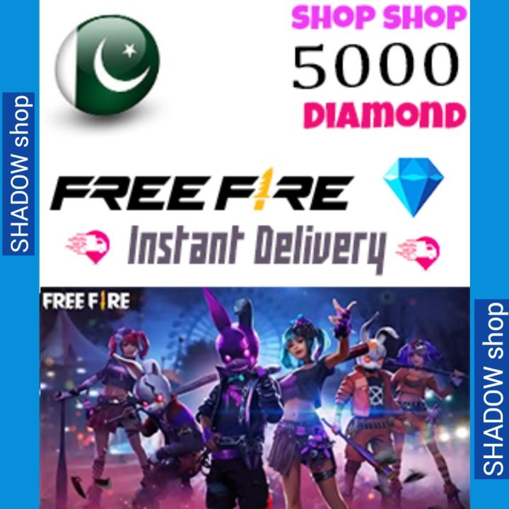 Garena Free Fire Diamonds  5000