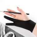 Waterproof Art Drawing Gloves Anti-Sweat Oil Painting Sketching Dirt Resistant Two-Fingered Artistic Gloves for Painting- Labubo.