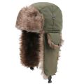 Sherpa Topi Outdoor Warm Thicken Snow Ski Earflap Trapper Hat For Winter. 