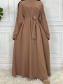 Modest Abaya Ramadan Musulman De Mode Maxi Robe Turkey Kaftan Islamic Clothing Muslim For Women Hijab Dress Caftan Vestidos.
