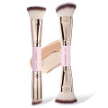 MAANGE 2PCS Foundation Brush Set for Liquid Cream Powder Contour Buffing Blending Concealer Face Brush Cosmetic Makeup Tools. 