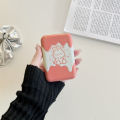 Pink rabbit pattern Appearance Suitable for iphone Original external battery protection cover and charging treasure case. 