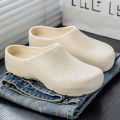 Couple's Anti Slip Waterproof Chef Kitchen Shoes for Men and Women Dirt Resistant Work Shoes Sandals Nurse Shoes Breath Clogs. 