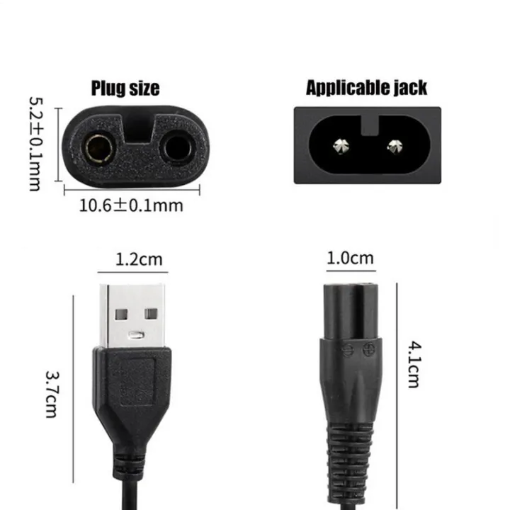 Electric%20Shaver%20USB%20Charging%20Cable%20Power%20Cord%20Charger%20Wire%20Electric%20Adapter%20for%20Meridian%20Grooming%20Electric%20Trimmer%20Charging%20-%20Image%205