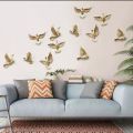 wall hanging 6p pigeon and 5p flamingos set for home decor. 