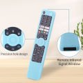 Luminous Silicone Remote Cover Case for Sony Bravia TV Remote RMF-TX500U RMF-TX500E RMF-TX600E Smart Voice Remote Controller. 