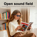 New Camera Control Smart Glasses Music Sunglasses Headphones Wireless Bluetooth Call Headset HIFI Audio glasses For Android HT30. 