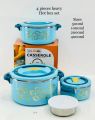 Good Quality Hot Box 4 Pcs Set Stainless Steel Insulated Food Storage Basket. 