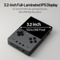NEW TRIMUI BRICK Hammer Handheld Game Console 3.2'' IPS Screen Linux System Metal Body Key LED Lighting Free Key cap .