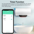 LoraTap Tuya Smart Life WiFi Boiler Water Heater Switch NEW 4400W, App Timer Schedule Voice Control  Home , Alexa Echo Dot. 
