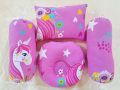 4Pcs Baby Head Shaping Pillow Set -Head Making Baby Pillow - Multicolor Newborn baby Head Shaping Pillow - Export quality 100% cotton fabric [ RANDOM COLORS ]. 