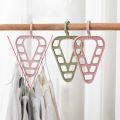 Rotatable Clothes Storage Rack Hangers For Clothes Closet Organizer Room Organizer Multifunctional Nine-Hole Hanger.