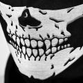 1/2pcs Motorcycle Scarf Face Mask Shield Skull Ghost Face Riding Balaclava Outdoor Winter Warm Bike Head Face Mask Shield.