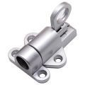 Aluminum Alloy Black/Gray Window Gate Security Pull Ring Spring Bounce Door Bolt Automatic Latch Lock Black Grey Window. 