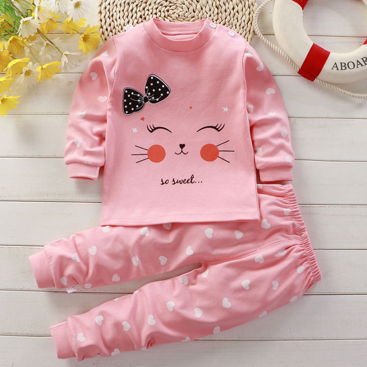 Cotton%20Baby%20Girl%20Clothing%20Winter%20Newborn%20Baby%20Clothing%20Set%202%20Sets%20of%20Spring%20Children's%20Pajamas%200-5%20Year%20Old%20Baby%20Cartoon%20Casual%20-%20Image%204
