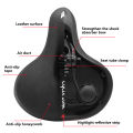 Hollow Breathable Bicycle Saddle Men Women MTB Road Bike Saddle Shock Absorbing Comfortable Big Butt Bike Seat Safety Warning.