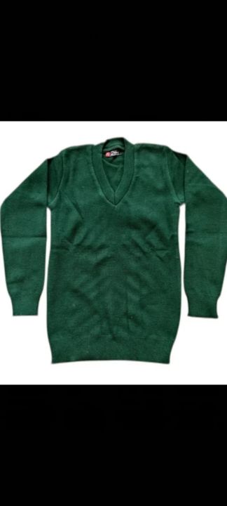 Dark%20Green%20Woolen%20Kids%20Green%20School%20Sweater%20-%20Image%203