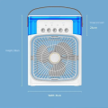 2024 New Updated Portable Humidifier Fan Air Cooler Fan Electric Air Conditioners Household Small Air Cooler USB with Led. 