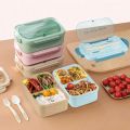Bento Box Adult Lunch Box, Containers For Adults Men Women With 4 Compartments, Lunchable Food Container Back To School. 