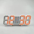 Cute Wall Clock Room Decor Decoration for Bedroom 3D LED Digital Alarm Times Date Temperature Suitable Table Clocks Home Garden. 