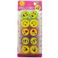 Set of 10 Cute Emoji Stamps | Cartoon stamp Face Stamper For Kids | School Arts and Crafts. 