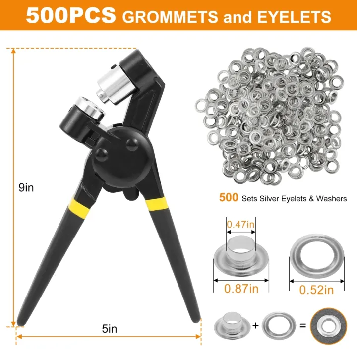 12mm%20Manual%20Eyelet%20Puncher%20Handheld%20Press%20Button%20Grommet%20Plier%20Punching%20Machine%20Hand%20Tool%20with%20500Pcs%20Eyelet%20Grommets%20-%20Image%202