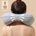 U-Shaped Inflatable Travel Pillow Portable Air Neck Support Cushion Comfortable Sleeping Press to Inflate Pillow Neck Pillow.
