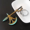 The Seven Deadly Sins Keychain Meliodas Sword Pendant Key Ring Car Bag Keychains Key Holder Weapon Jewelry Gift for Men Women. 