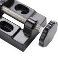 Bench Clamp Mini Flat Clamp Bench Vise Aluminum Alloy Drill Press Vice Carving Tools Machine Tools Accessories.