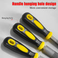 Needle File Set,Hand Metal Files, Hardened Alloy Strength Steel Set includes Triangular, Round, and Half-Round File. 