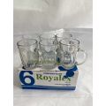 Tea Glass Cup 240ML - Set Of 6. 